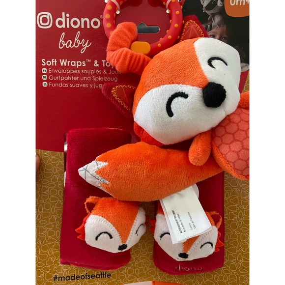 Diono Character Harness Pads & Multi-Sensory Toy for Newborns * Baby108 - Picture 2 of 5